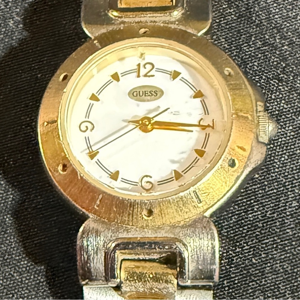 Guess, vintage, Two-Tone Gold and Silver Watch